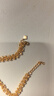 周大福 蹦迪珠手鏈黃金手鏈(工費760)15cm約9.4g EOF1239七夕禮物 曬單實拍圖
