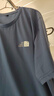 名創(chuàng)優(yōu)品（MINISO）短袖男冰絲夏季男童高級(jí)感降溫休閑寬松半袖高中學(xué)生痞帥百搭T恤 海藍(lán)(清新折簽胸標(biāo)) L 175(30天質(zhì)量問題全額退) 曬單實(shí)拍圖