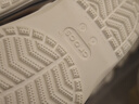 卡駱馳（crocs）洞洞鞋男女鞋貝雅卡駱班Clog休閑沙灘涼拖鞋 205089-126 M4W6 曬單實(shí)拍圖