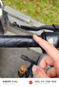 啟巡摩托車電動(dòng)車手把套防滑吸汗裝飾貼九號(hào)小牛愛(ài)瑪雅迪握把保護(hù)纏帶 印花黑【一對(duì)】 曬單實(shí)拍圖