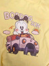巴布豆男童t恤純棉短袖夏季新款寶寶衣服可愛(ài)小車(chē)薄款透氣吸汗半袖夏裝 奶黃 旅行巴布_5+米白 途中_5 100 曬單實(shí)拍圖