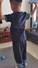 伴1號(hào)（BANYIHAO）男童t恤棉翻領(lǐng)POLO衫夏天休閑兒童上衣短袖中大童衣服男孩衣服 深藍(lán)色 130 曬單實(shí)拍圖