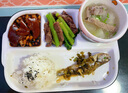 拜杰陶瓷減脂分餐盤快餐盤學(xué)生餐盒分格月子餐具一人食早餐盤盤子12寸 曬單實(shí)拍圖