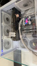 世紀之星觀潮電腦主機機箱 快拆玻璃海景房ATX機箱 臺式大版 TYPE-C接口  支持背插 支持400顯卡 雙360水冷 臻享白+6支棱鏡四代風扇ARGB(5反1正) 曬單實拍圖