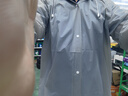 SooGree雨衣成人一體式單人長款加厚全身防雨水電動車通勤戶外出行雨披 雨衣灰色 均碼 曬單實(shí)拍圖