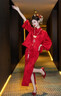 斯睿霖滿庭芳敬酒服紅色旗袍新娘中式婚服裝結(jié)婚禮服裙女外拍出閣宴春秋 紅色裝  不含配飾 S 曬單實(shí)拍圖