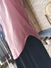 燁聆大碼女裝胖妹妹夏季女胖子穿搭一整套微胖女生套裝高級感搭配全套 粉色襯衫+黑色連衣裙【兩件套】 L 【建議100--120斤】 曬單實拍圖
