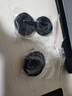 承策 通用圓形耳機(jī)套45-110mm頭戴式耳機(jī)耳罩網(wǎng)吧網(wǎng)咖游戲有線無(wú)線耳機(jī)罩隔音海綿墊耳棉耐磨皮套配件 5.5cm黑色光皮耳套一對(duì)裝 曬單實(shí)拍圖