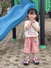 G.DUCKKIDS庫洛米衣服兒童裝女童套裝夏季新款洋氣幼童女寶寶休閑運動(dòng)兩件套 X167庫洛米相機套裝 薄款 粉色 90 碼 身高80-90cm年齡一歲半左右 曬單實(shí)拍圖