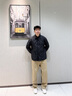 波司登（BOSIDENG）2025新款輕薄羽絨服男短款90絨翻領(lǐng)通勤寬松保暖外套B250135319 玄巖黑|8F37 M 175/96A 體重約130-140斤 曬單實(shí)拍圖