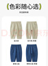齊齊熊[萊賽爾軟牛仔]齊齊熊寶寶褲子夏款男童防蚊褲夏季兒童休閑褲長褲 曬單實拍圖