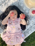 LUSON小O寶童裝寶寶刺繡polo連衣裙女2025夏新款女童洋氣裙子套裝 曬單實拍圖