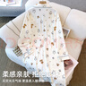 康帕美純棉哺乳睡裙春秋季孕婦睡衣孕婦產(chǎn)后月子服醫院產(chǎn)房待產(chǎn)裙家居服 動(dòng)物派對 【7A級抑菌純棉】 L 【建議90-120斤】 曬單實(shí)拍圖