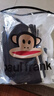大嘴猴（paul frank）短袖男士華夫格t恤男夏季潮牌休閑寬松體恤上衣外套男裝 黑色 2XL 曬單實(shí)拍圖