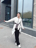 波司登2025新款沖鋒衣鵝絨服女短款三合一防風(fēng)防水保暖外套B250331302 米白/深棕褐|8011/7048|801L XS 155/80A 體重約100斤以內(nèi) 曬單實(shí)拍圖