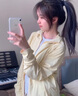 CEENIU奶黃色防曬衣女款冰絲透氣2025新款夏季寬松輕薄款戶外防曬服外套 活力黃 L 適合166-175cm，體重150斤以下 曬單實(shí)拍圖