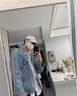 真維斯美式復(fù)古牛仔外套男2025新款秋季男裝寬松百搭男士休閑夾克男 淺藍(lán) 常規(guī) L 曬單實(shí)拍圖