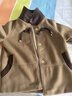 俞兆林小個(gè)子媽媽秋裝貴夫人毛呢外套短款中年婦女上衣中老年人衣服春秋 卡其色 XL (適合105斤以下) 曬單實(shí)拍圖
