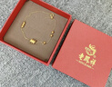 老鳳祥999足金黃金小蠻腰轉(zhuǎn)運(yùn)珠手鏈女生日七夕情人節(jié)禮物送女朋友老婆 約0.3g*小蠻腰+贈(zèng)送銀鏈（本地倉(cāng)/當(dāng)次日達(dá)） 曬單實(shí)拍圖