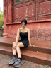 CAMILA KSENIA老爹鞋女夏季2025新款增高厚底運動鞋百搭時尚顯瘦休閑鞋子跑步鞋 安哥拉紅 37 曬單實拍圖