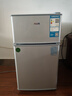 奧克斯小冰箱家用小型迷你冷藏冷凍兩用出租房宿舍用節(jié)能省電寢室辦公室電冰箱 【熱賣款 升級凈化去味】22A126DW銀 曬單實拍圖