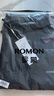 羅蒙（ROMON）休閑褲男夏季潮流運(yùn)動(dòng)彈力直筒褲男冰絲速干九分褲子男裝黑3XL 曬單實(shí)拍圖