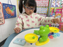JCZS兒童青蛙天平秤玩具數(shù)字學習思維訓(xùn)練親子互動小男女孩3到6歲 綠色/青蛙天平+20砝碼+10數(shù)字 曬單實拍圖