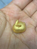 周大福藏金家系列 兔形包子足金黃金擺件(工費(fèi):420計(jì)價(jià))EOF1055 足金 約10.43g 曬單實(shí)拍圖