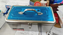 德力西電氣（DELIXI ELECTRIC）不銹鋼工具箱收納箱車(chē)載家用收納盒加厚五金鐵皮箱手提 大號 曬單實(shí)拍圖