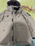 黑冰戶外700蓬鵝絨活帽工裝羽絨服 男款厚款羽絨派克大衣FAF8523 卡其 2XL 曬單實(shí)拍圖