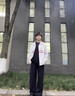 格斯嵐帝夏季輕薄冰絲褲子男高級(jí)垂墜感涼感直筒褲寬松闊腿休閑長(zhǎng)褲夏裝 茶色 XL 約130-150斤可穿 曬單實(shí)拍圖