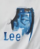 Lee商場(chǎng)同款圓領(lǐng)簡(jiǎn)約字母印花Logo日常男短袖T恤休閑潮流LMT00 白色 M 曬單實(shí)拍圖