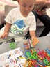 健銳森聰明棒積木玩具兒童益智魔術棒拼插圖男女孩幼兒園百變聰明魔術棒 210粒袋裝【送說明書】 曬單實拍圖