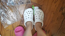 卡駱馳（crocs）洞洞鞋男鞋女鞋 2025夏季新款運動鞋沙灘鞋透氣休閑拖鞋涼鞋子 貝雅-全白色-店長精選/建議拍小一碼 38 -39 M6W8/240mm 曬單實拍圖