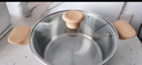 蘇泊爾（SUPOR）嬰童級316L不銹鋼湯鍋 燃?xì)庠铍姶艩t通用 加厚煮鍋煮面煮粥燉鍋 【帶蒸格】直徑 22cm 曬單實(shí)拍圖