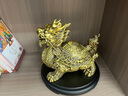 黃銅龍龜擺件一對(duì)銅制八卦金錢龍頭龜神獸客廳玄關(guān)辦公室裝飾大號(hào) 16號(hào) 銅金錢八卦龍龜+送底座+五 曬單實(shí)拍圖