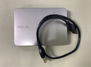 東芝（TOSHIBA）1TB移動(dòng)硬盤機(jī)械 新Flex X2 USB3.2 Gen 1 2.5英寸 鈦空銀 兼容Mac等多系統(tǒng) 高速傳輸 高端商務(wù) 曬單實(shí)拍圖