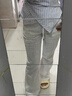 OLDER SEA白灰色微喇運(yùn)動(dòng)休閑褲女夏季2025新款休閑小個(gè)子馬蹄喇叭衛(wèi)褲子女 白灰色 M 建議體重95-110斤 曬單實(shí)拍圖