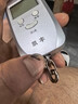 凱豐 手提電子秤手提秤便攜式高精度家用快遞稱彈簧秤稱重食物行李稱 【充電款】銀灰色+快充線50kg5g 曬單實(shí)拍圖