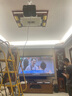 愛普生（EPSON）智能高亮高端家用投影儀超高清客廳無線臥室家庭影院白天專用帶幕布電視電影投影機全套裝一體 CH-TW6280T【智能2800流明 4K】 標配+100寸極灰抗光電動拉線光子幕丨上門安 曬單實拍圖