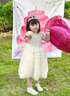 FIDQIOG品牌新款女童生日禮服裙夏季蓬蓬蛋糕裙2025公主裙 裙子+皇冠 140 cm 【正碼正拍】 曬單實(shí)拍圖