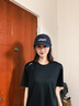 李寧速干短袖女款夏季新款冰絲透氣圓領(lǐng)半袖寬松休閑戶外跑步運(yùn)動T恤 黑色 M /170 (105-125斤) 曬單實(shí)拍圖