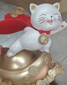 楚象一路向前招財(cái)貓擺件公司前臺(tái)開(kāi)業(yè)禮物存錢罐裝飾品喬遷新居禮品 12寸一路向前貓【高31CM】 曬單實(shí)拍圖