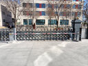 云常 電動伸縮門鋁合金工廠無軌自動伸縮折疊門學(xué)校小區(qū)平移推拉門 飛馳（高科技材料） 曬單實拍圖
