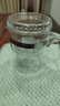 金灶金灶TP-140 飄逸杯耐熱玻璃泡茶壺茶水分離PC內(nèi)膽一鍵濾茶泡茶杯 透明 TP140 300ml 1只 曬單實(shí)拍圖