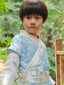 耀王男童漢服春秋中國風(fēng)古裝國學(xué)服男孩帥氣少爺幼兒園中秋演出服CF 長(cháng)風(fēng) 120 曬單實(shí)拍圖