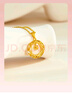 周大生黃金吊墜足金999莫比烏斯環(huán)織夢(mèng)網(wǎng)女款送女友對(duì)象表白多退少補(bǔ) 貓眼項(xiàng)鏈約3.4g（可寫賀卡+心動(dòng)禮盒） 曬單實(shí)拍圖