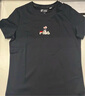 FILA 斐樂官方女子短袖T恤2025夏季時(shí)尚運(yùn)動兔子刺繡圓領(lǐng)絲柔棉套頭衫 曬單實(shí)拍圖