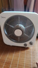 美的（Midea）電風(fēng)扇鴻運轉葉頁(yè)臺式風(fēng)扇輕音低噪轉葉風(fēng)扇臺式傾倒斷電定時(shí)灰白色轉頁(yè)扇（線(xiàn)下同款）KYT30-21MA 12寸 KYT30-21MA 曬單實(shí)拍圖
