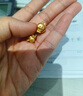 曼卡龍黃金轉(zhuǎn)運珠小蜜蜂可愛掛墜吊墜DIY手鏈?zhǔn)掷K定價精品禮物 bee有元寶 曬單實拍圖